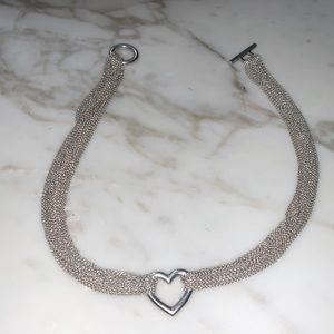 Tiffany & Co Multi-Strand Open Chain Heart Pendant